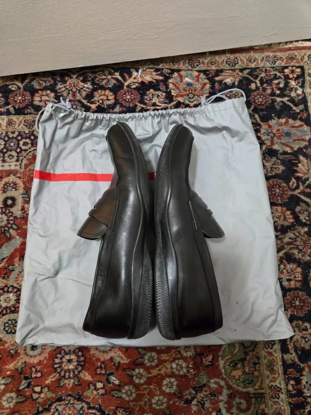 Men's Prada Toblach Loafers US Sz. 10.5 (Prada Sz. 9.5)